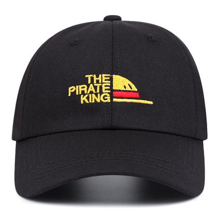 The pirate King letter embroidery vintage distressed baseball caps women men Fashion outdoor casual duck hats