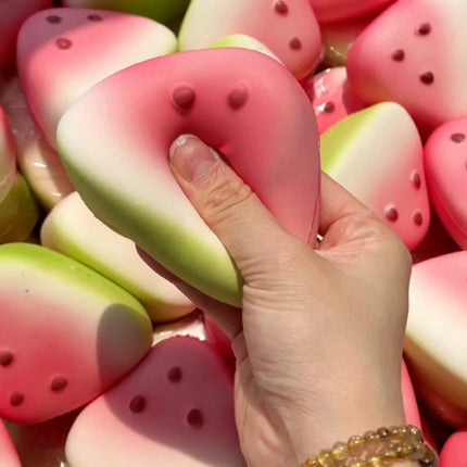 Squishy Slow Rising Fruit Toy - Stress Relief Sensory Fidget for Anxiety ADHD Autism, Gift for Kids Adults ASMR