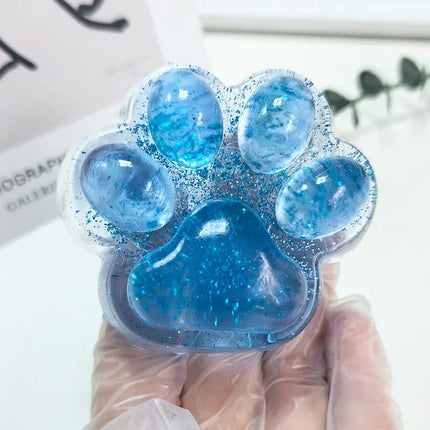 Soft Taba Squishy Cat Paw Fidget Toys  Sensory Stress Relief Toy for Kids Adults Anxiety Relaxation, Squeeze Gift for Friends