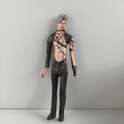 Love and Deepspace Rafayel Zayne Caleb Sylus Cosplay Plush Doll Keychain Desk Ornament Stand Room Decor Abstract Joint Twistable