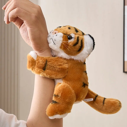 Forest Animal Animal Slapping Wristband Koala Tiger Bracelet Hug Slap Snap Wrap Kawaii Rabbit Leopard Plush Hand Ring Kids Toys