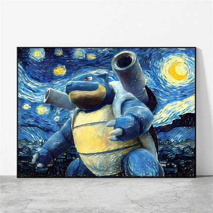 Anime Character Pictures Pokemon Images Classic Charizard Poster Modern Living Room Decoration Paintings Wall Decoration Hanging
