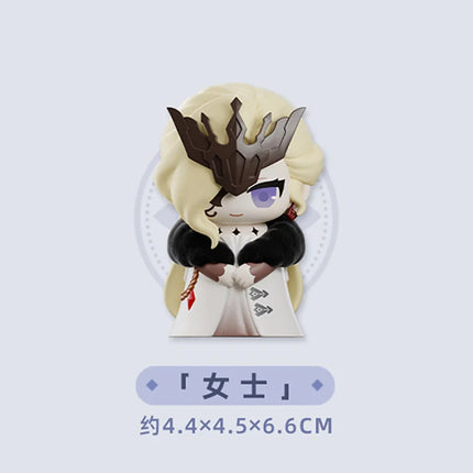 New Genuine Stock Genshin Impact Fatui Harbinger Series Trendy Blind Box Toys Q Version Model Decoration Birthday Surprise Gifts