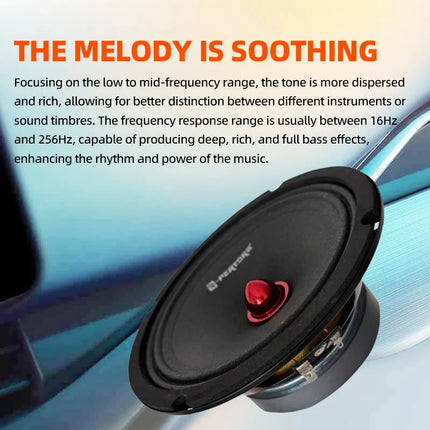 6.5Inch Universal Car Speaker 650W Midrange Audio Car Speaker Auto Music Stereo Enhanced Hifi Car Stereo Sound Mid-range Speaker