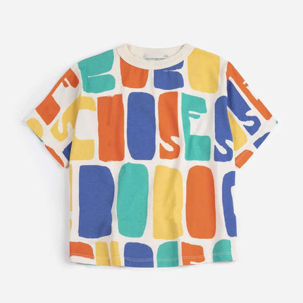 2026 Summer Brand Children Cartoon Printing T-shirt Kids Tops Girls Boys Tee Cotton Short Sleeve Baby T Shirts Basic Clothing