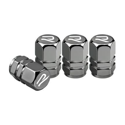 4PCS Car Metal Wheel Tires Valve Caps Badge For Volkswagen VW Golf 8 MK8 Jetta Polo R Rline Golf Tiguan GTI Accessories