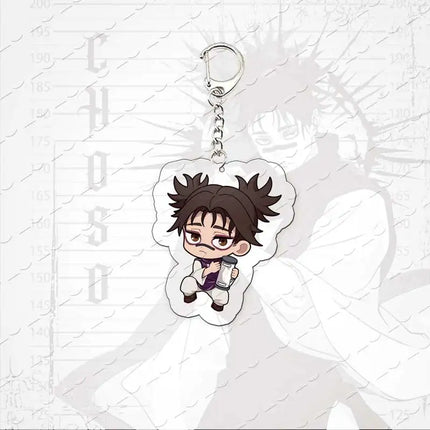 JJK nime Figure Choso Keychain Bag Charms Accessories Choso Chibi Acrylic  Keyrings Pendant Fans Friends Gifts