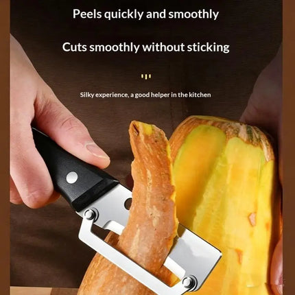 [CL]1PC Stainless Steel Kitchen Multi-Purpose Tool Flat Edge Peeler Potato Peeler Slicer Knife Watermelon/Melon Grater[CL]