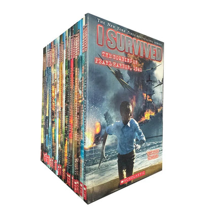 22 Books/set I Survived English Reading Books Disaster History Survival Novel Escape Guide Children's Science Chapters Books
