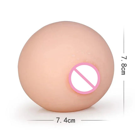 TPE Artificial Breasts Men's Masturbation Sex Toys Realistic Soft Chest Vagina for Adult Man Sexy Boobs Adult Products 18+