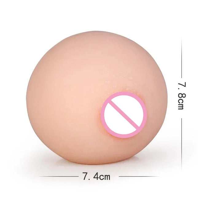TPE Artificial Breasts Men's Masturbation Sex Toys Realistic Soft Chest Vagina for Adult Man Sexy Boobs Adult Products 18+