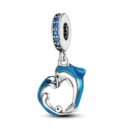 Charm Silver 925 Beads Blue Series Fit Bracelet Charms DIY Original Fashion  Pendants For Jewelry Maing