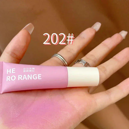 Monochrome Liquid Blusher Lightweight Color Rendering Natural Brighten Matte Rouge Blush Waterproof Facial Contouring Cosmetics