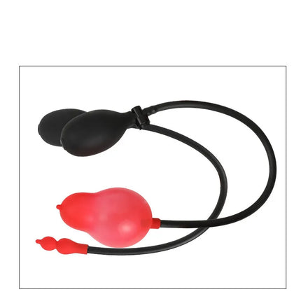 Super Long 5 Beads Inflatable Anal Plug Silicone Column Expandable Big Butt Plug Dildo Pump Ass Dilator BDSM Sex Toy for Couples