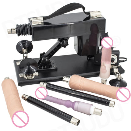 A2 Sex Machine for Women Automatic Men, Masturbation Machine With 3XLR Dildos Attachments Telescopic Sex Toys
