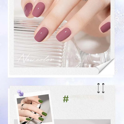 Colorful Water-Base Nail Polish 40 Colors Air Dry Peel Off Nail Art for Manicure DIY Long Lasting Nail Supplies Painting Varnish