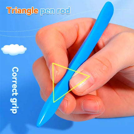 12/24/36Colors Kawaii Triangle Crayons Washable Non-Toxic Oil Pastels Kids Art Supplies Drawing Painting Set Toddler Gift