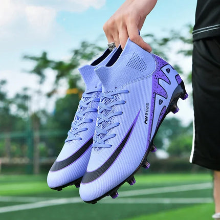 Original Men Football Field Boots Professional Society Indoor Boys Soccer Shoes Match Training Resistant Kids Football Shoes