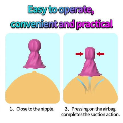 Silicone Breast Pump Breast Massager Nipple Clamp Stimulating Adult Sexual Products Couple Flirting Sex Toys For Women Gay BDSM