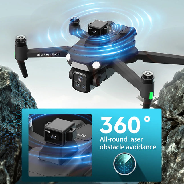 Lenovo  A1R 3S Original 8K Drone 4K 5G GPS 360° Laser obstacle avoidance Brushless Foldable Quadcopter RC Distance 3KM Dron