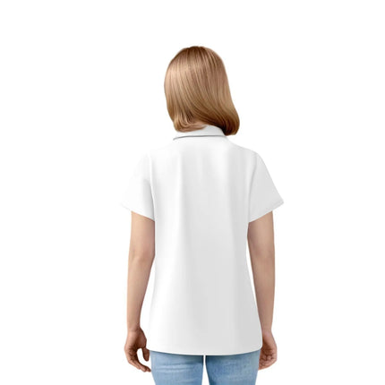 Children's Solid Color Polo Shirt Fashion Sports T-shirt Girl Lapel Casual And Comfortable Short Sleeves Tops