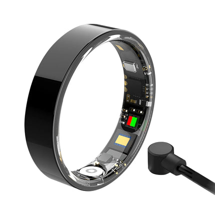 2026 Hot Sale Smart Ring Gesture Brush Video Wireless Bluetooth Call Music Control 5ATM Waterproof Heart Rate Monitor For Men