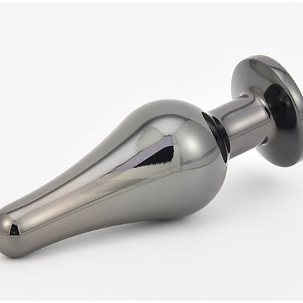Gun Color Stainless Steel Anal Plug Dildo Sex Toys Products 3 Sizes Butt Plug For Women Sex Adult Game Prostate Massager