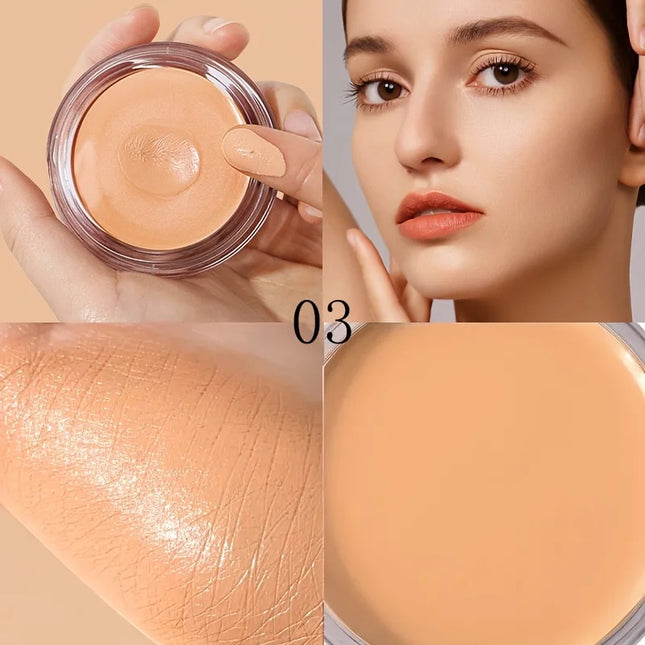 Full coverage foundation - matte finish, creamy texture, strong coverage, moisturizing, oil control, pore minimizing, non-greasy