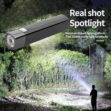 3 Modes Portable 2 IN 1 Ultra Bright G3 Tactical LED Flashlight Mini Outdoor Lighting Power Bank Flashlight With USB Charging Ca
