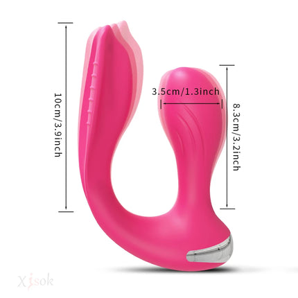Sex Toys  2 in 1 Anal Plug Penetration Vagina Vibrator Masturbation Tools Sexy Adult Female Anal Masturbator Anal Plug Vibrating
