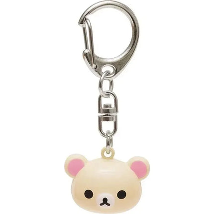 Kawaii Rilakkuma Easy Bear Keyrings Lazybear Doll Keychains Bag Clothing Puller Phone Rope Necklace Accessories Pendants Gift