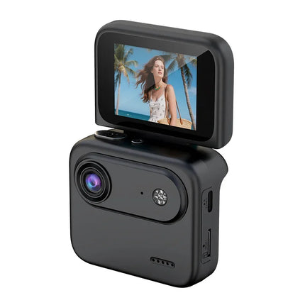 Y360 4K Ultra HD Action Camera With Flip Screen Recording VLOG-Ready Image Stabilization Wide-Angle Lens Cycling Camera