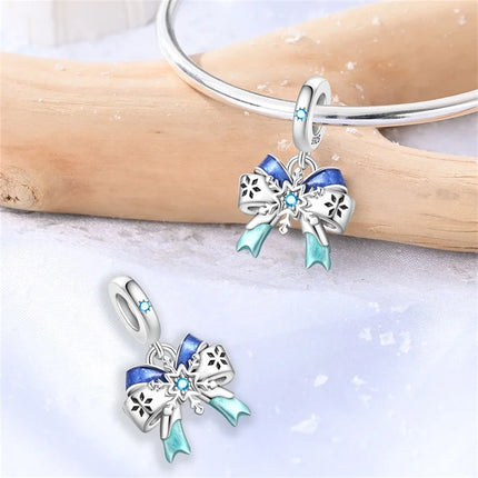 Original 925 Sterling Silver Charms Beads Cute Mushroom Unicorn Love Wings Pearl Charm for Bracelet Pendant Woman Girl Jewelry