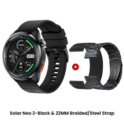 HAYLOU Solar Neo 2 Voice Calling Smartwatch 1.43'' HD AMOLED Display 24h Health Monitoring 150+ Sports Modes 1ATM Smart Watch