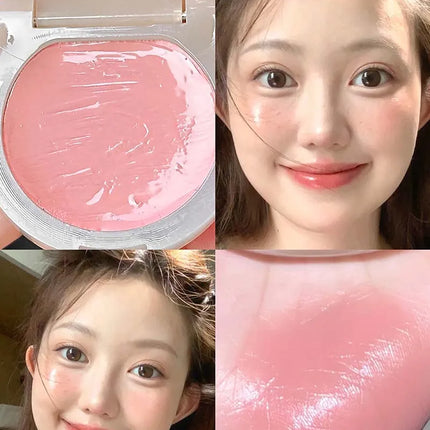 Little Bear Water Light Multi Purpose Cream Korean Makeup Milk Pink Purple Blush Brighten Face Rubores Rouge Juice Cute Makeup