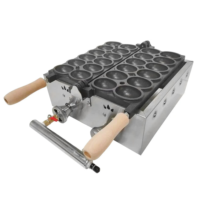 Gas Type breakfast shops to home kitchens, Stainless Steel Commercial Egg Waffle Machine for Bakery