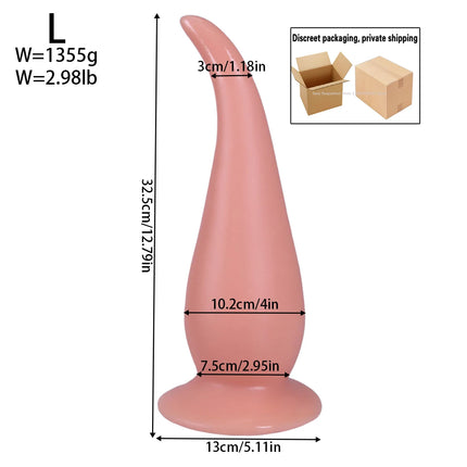 3 Size Tail Butt Plug Soft Silicone Tapon Anal Plug Man Woman Silky And Skin-Friendly But Plug Xl Analog Plug Man Plugs Anul