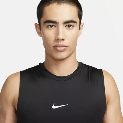 Nike Dri-FIT Pro Men Solid Quick Dry Sleeveless Compression Training Vest FB7915-010