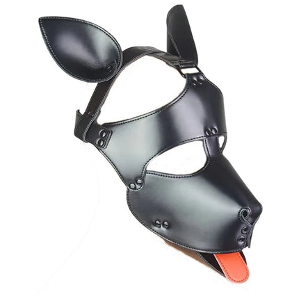 Bdsm Mask With Gag,Gear Bondage,Role Play Hood Padded Blindfold,Sex Toys For Couples,Head Harness SM Products