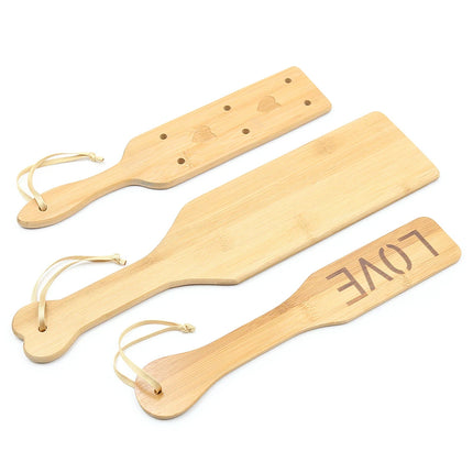 Erotic Smooth Bamboo Wood Board Beat Whip Sex Toys for Couple Slave Bondage Spanking Paddle Play Sexy Shop
