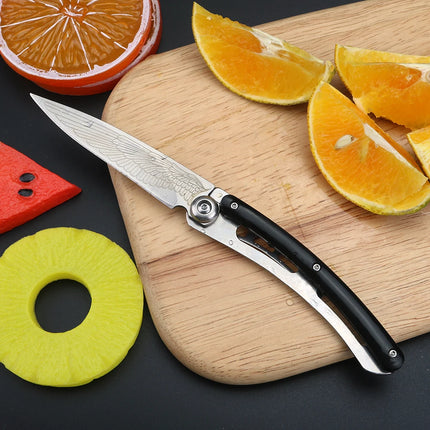 XUAN FENG Outdoor Folding Knife Camping Multifunctional Fruit Knife Blade Sharp Portable Pocket Knife