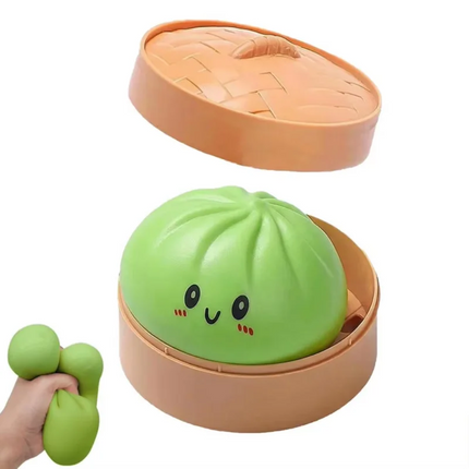 Simulation Colorful Dumpling Squishy Pressure Ball Slow Rebound Soft Pinch Stress Relief Squeeze Toys Gifts for Kids ＆ Adults