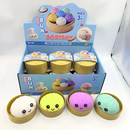 Dumpling Pressure Dumpling Squishies Kawaii Mini Food Shape Squishy Toy Slow Rise Sensory Fidget Stress Relief Party Favor Gifts
