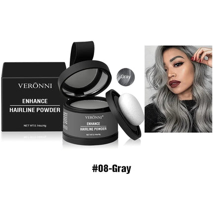 VERONNI Hairline Powder Hairline Shadow Powder Makeup Hair Concealer Forehead Filling Natural Cover Unisex Hair Loss Product