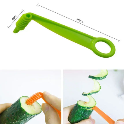 6 Set Spiral Potato Cutter with 4 Stainless Steel Sticks Spiralizer Chips Maker Reusable Potato Twister Kitchen Gadgets