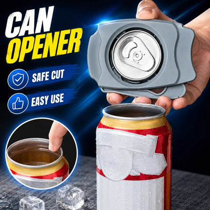 Portable Mini Can Opener Smooth Edge Manual Jar Bottle Opener For Beer Beverage Soda Party Bar Kitchen Gadgets