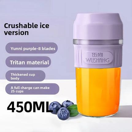 Wireless Rechargeable Juicer Cup Portable Mini Electric Blender USB Charging Fruit Mixer Outdoor Travel Home Small Juice Maker
