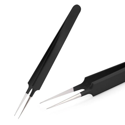 High Quality Eyelash Tweezers Ultra Fine Tip Improved for 3D 6D Lashes Extensions Tweezer Eyelash Pincette Professional Russian