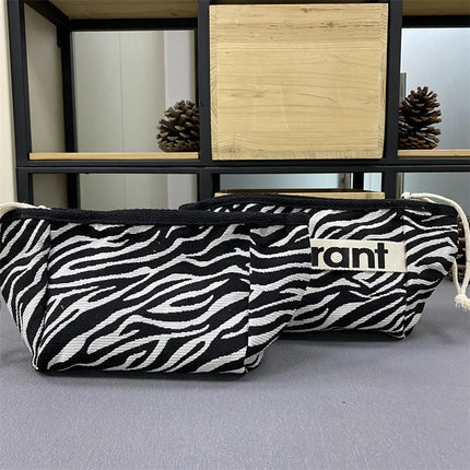 2026 New Small Storage Bag Canvas Bag Zipper Makeup Bag Handheld Fabric Bag Liner Inner Bag Medium Bag