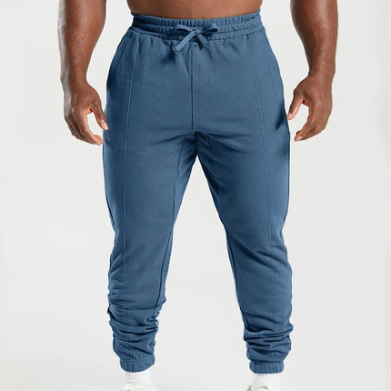 Men Sweatpants Olive Green Joggers Drawstring Waist Knit Pants Navy Blue Casual Pants Charcoal Black Slim Fit Lightweight